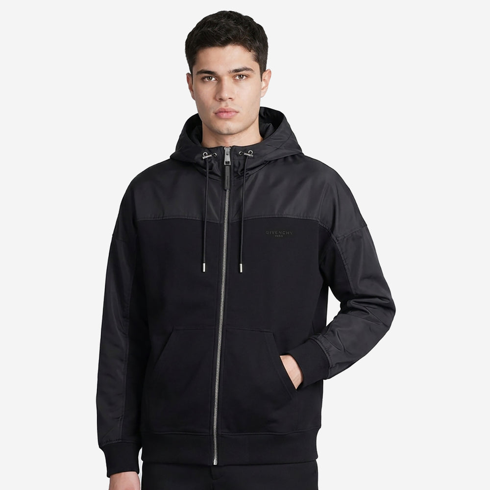 Givenchy Polyfaille Embroidered Givenchy Paris Windbreaker – ZAP