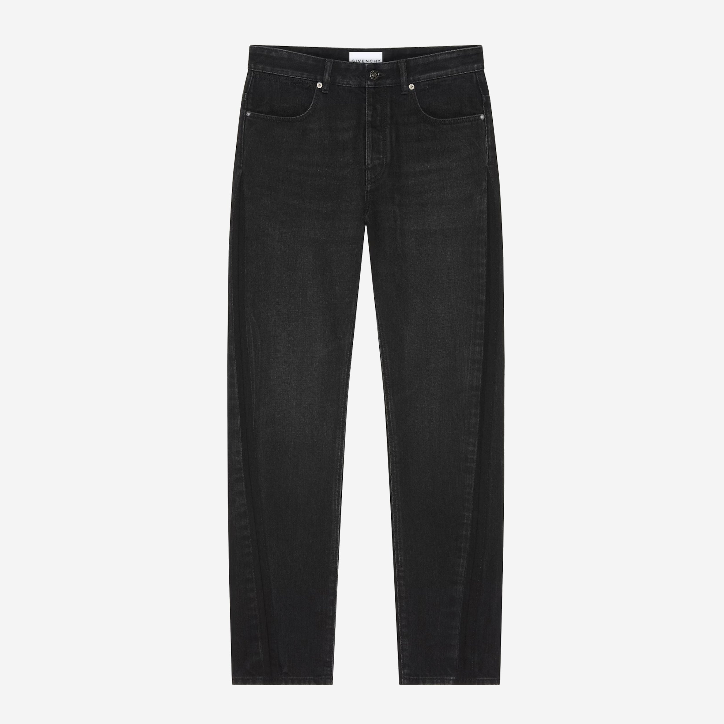 Givenchy Couture Seam Straight Fit Shadow Washed Jeans