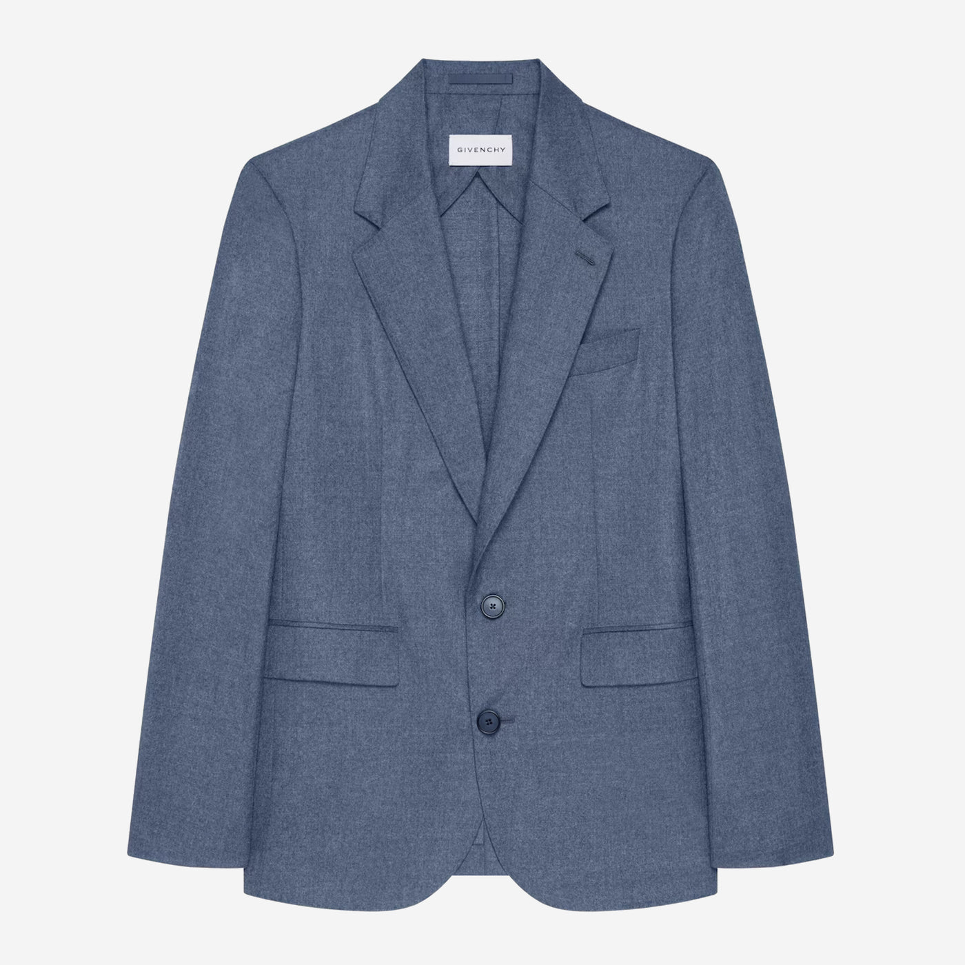 Givenchy Unconstructed Flannel Jacket