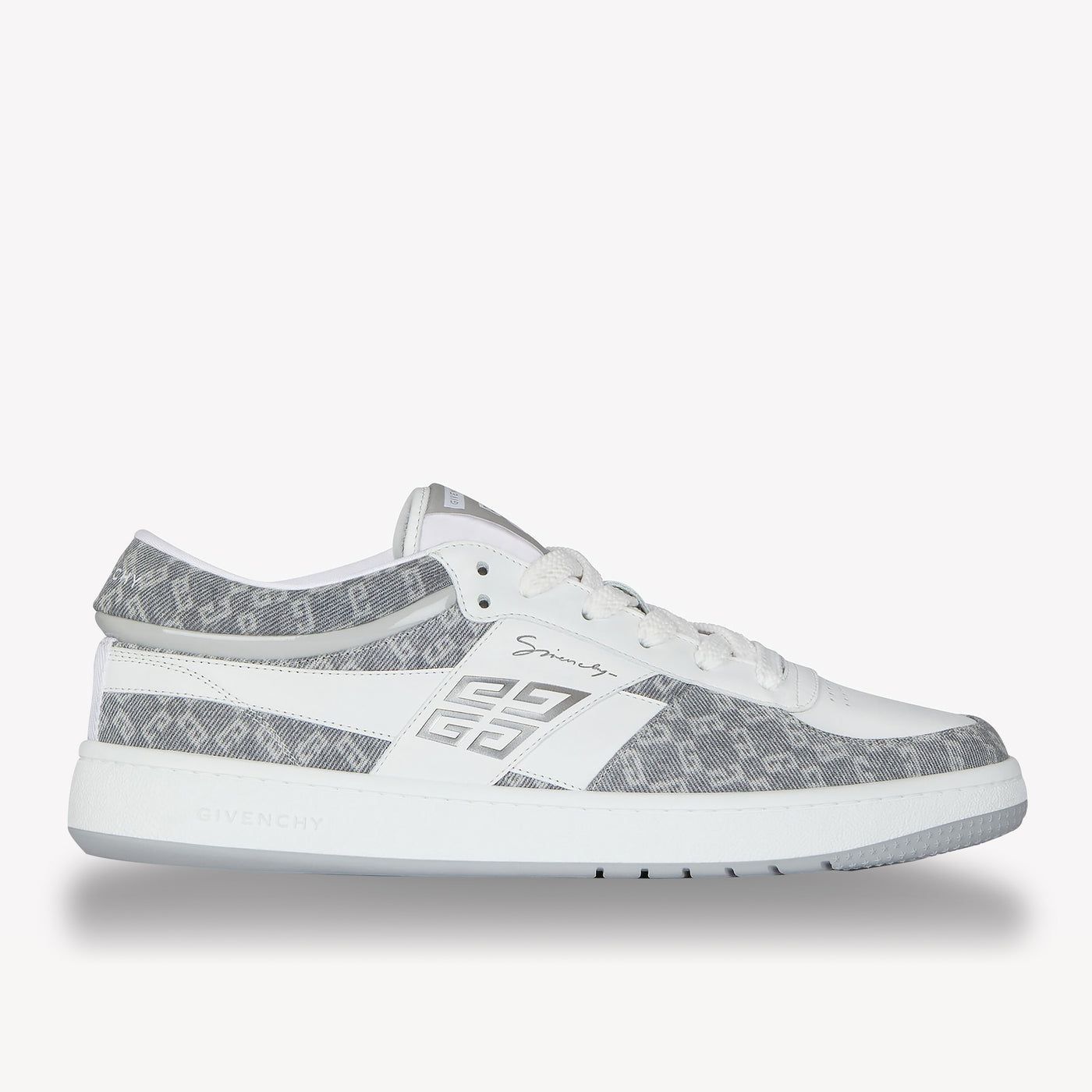 Givenchy G Move Leather And Monogram 72 Denim Sneaker