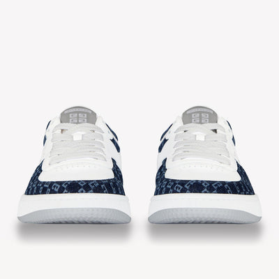 Givenchy G Move Leather And Monogram 72 Denim Sneaker