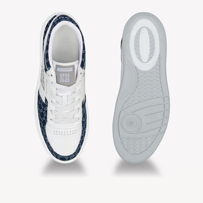 Givenchy G Move Leather And Monogram 72 Denim Sneaker
