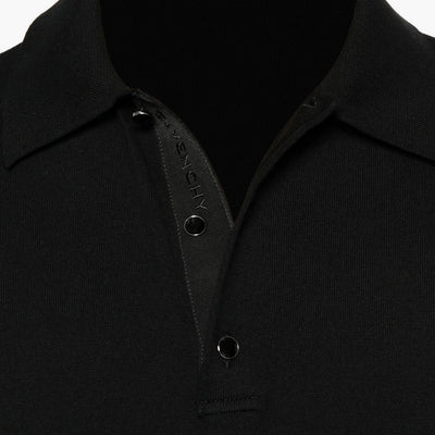 Givenchy Button Down Collar Knit Polo