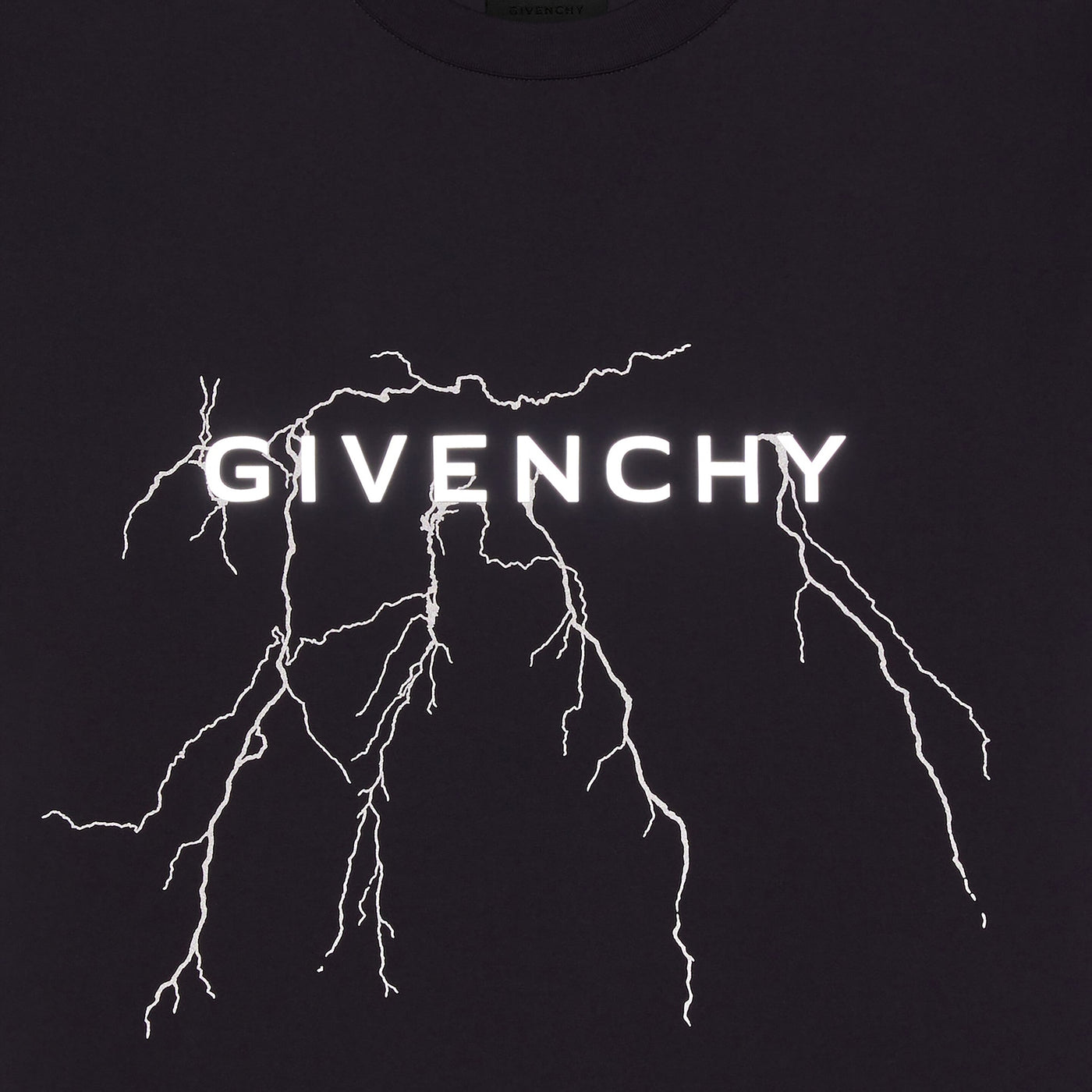Givenchy Lightning Logo Print T-Shirt
