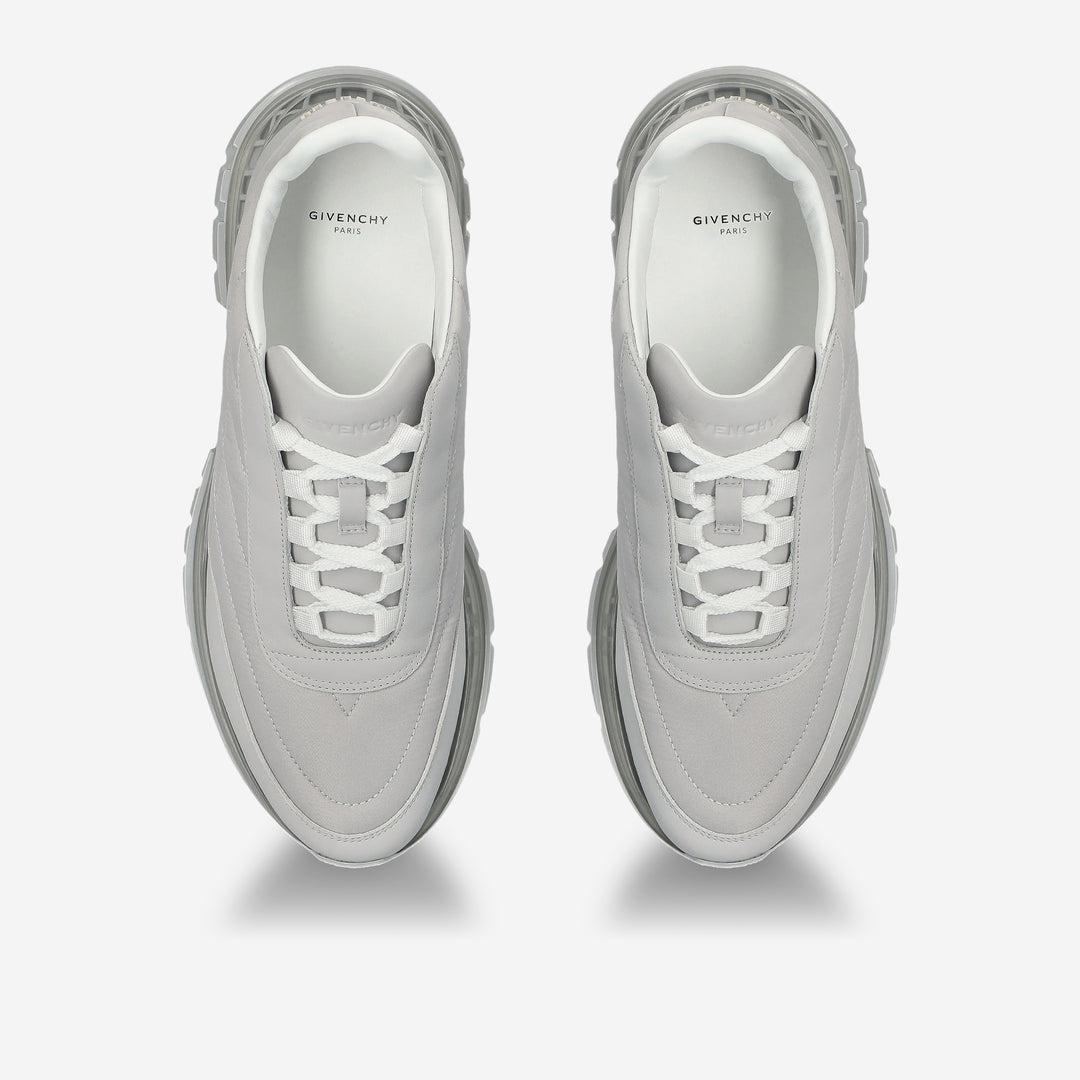 スニーカー GIVENCHY Sand fabric and leather sneakers (BH009KH1PP 100) Givenchy Sand fabric and leather Skater sneakers - Beige o