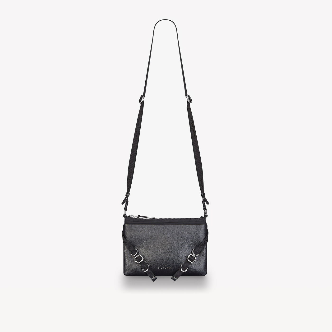 Givenchy Voyou Grained Leather Skinny Crossbody Bag