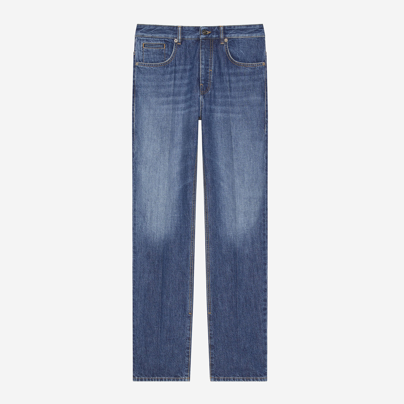 Givenchy Washed Denim Straight Jeans