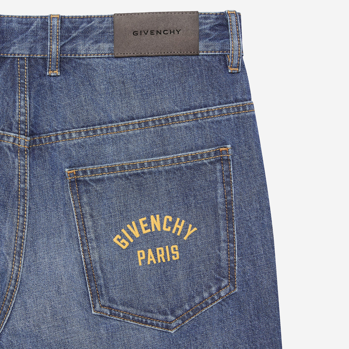 Givenchy Washed Denim Straight Jeans