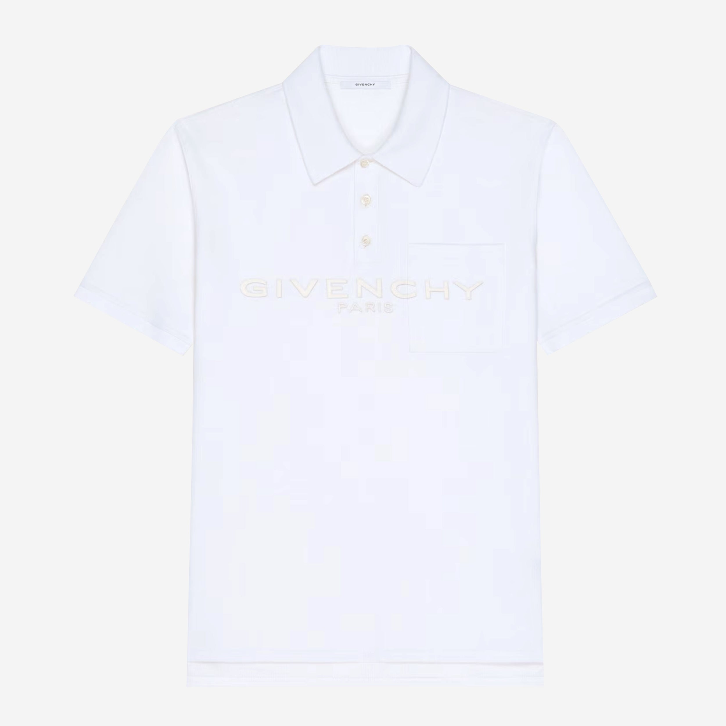 Givenchy Paris Jacquard Polo Shirt
