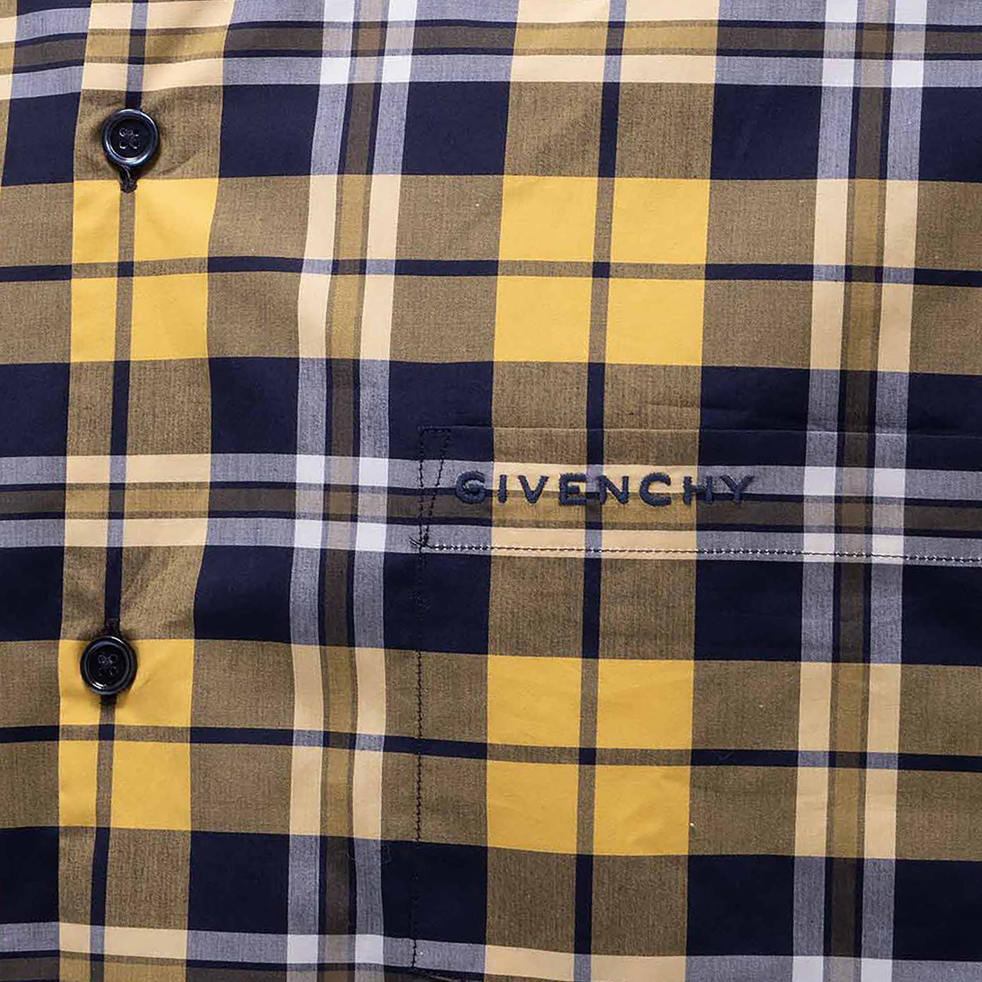 Givenchy Smock Checked Shirt