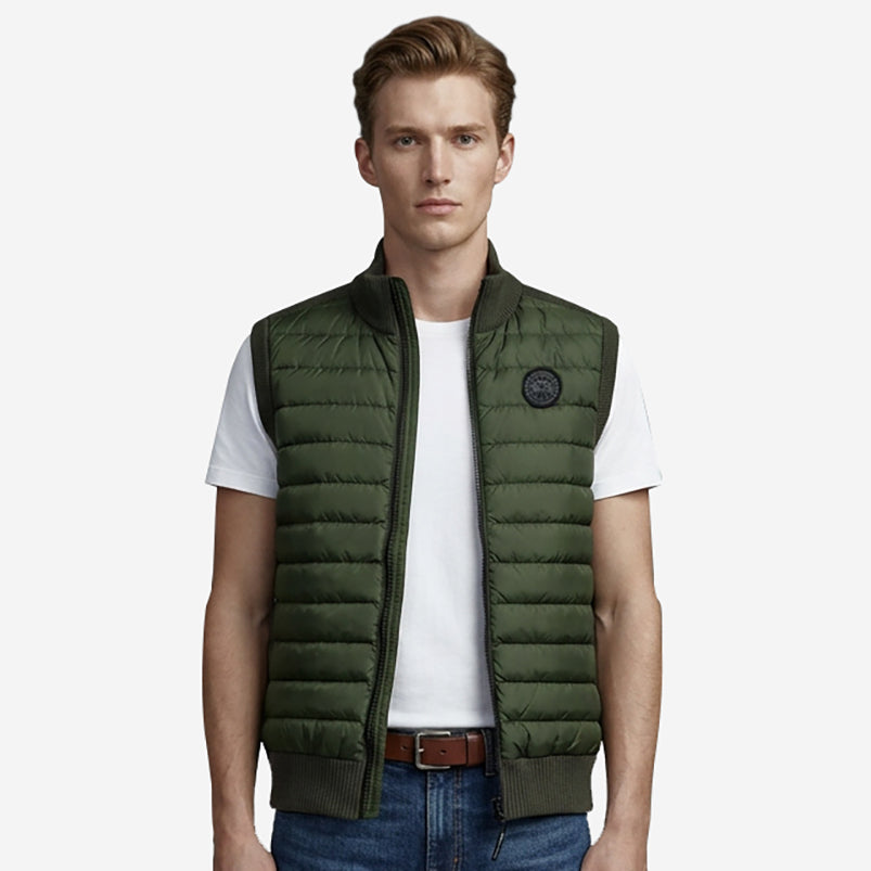 Canada Goose Black Disc Hybridge Knit Gilet