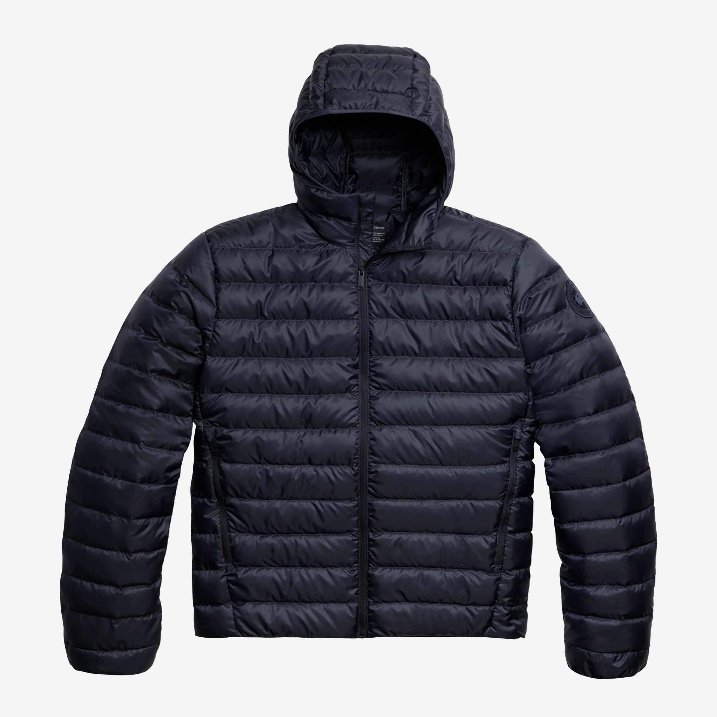 Canada Goose Stratus Tonal Black Disc Hooded Jacket