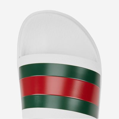 Gucci Pursuit Trek Striped Rubber Slider