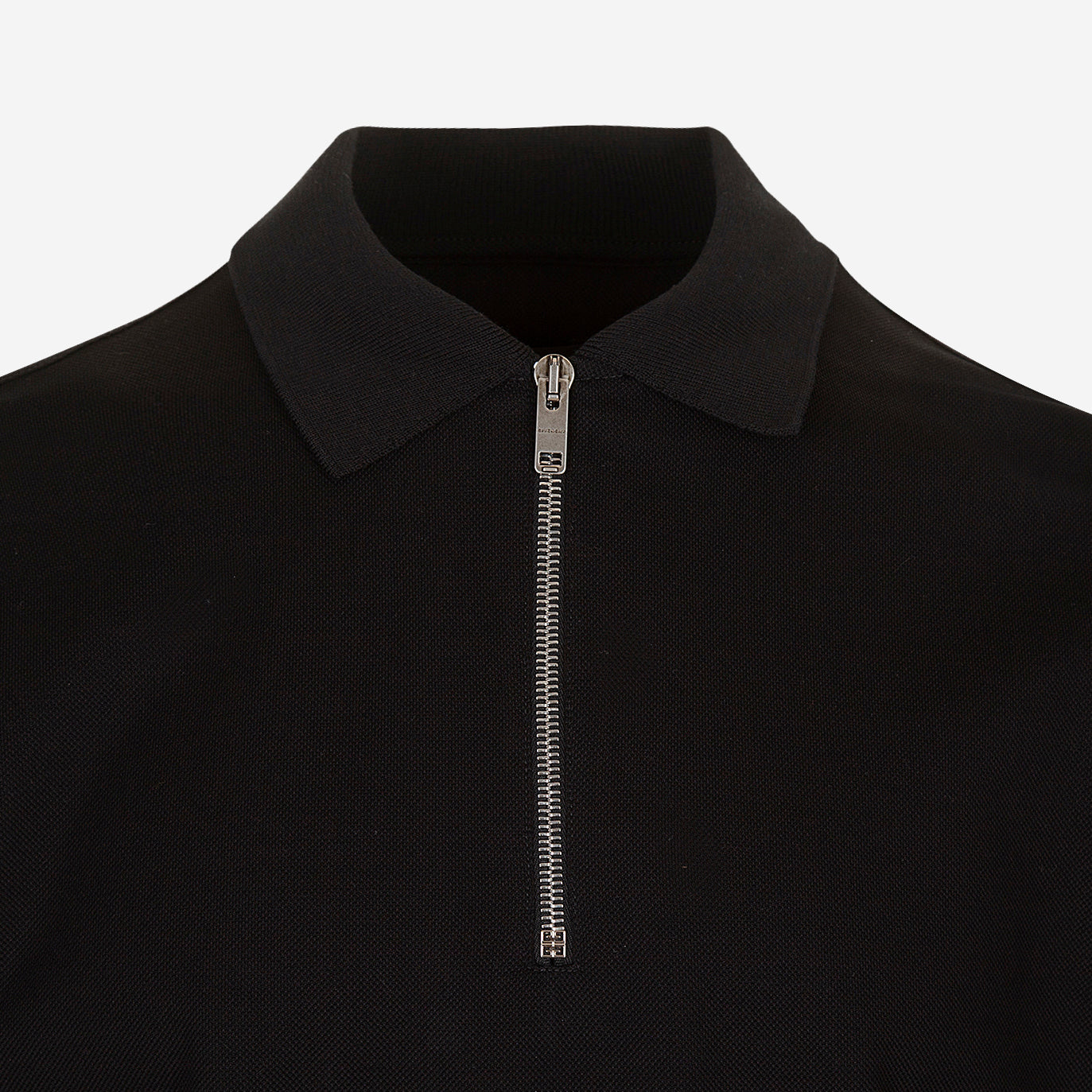 Givenchy Zipped Cotton Polo Shirt