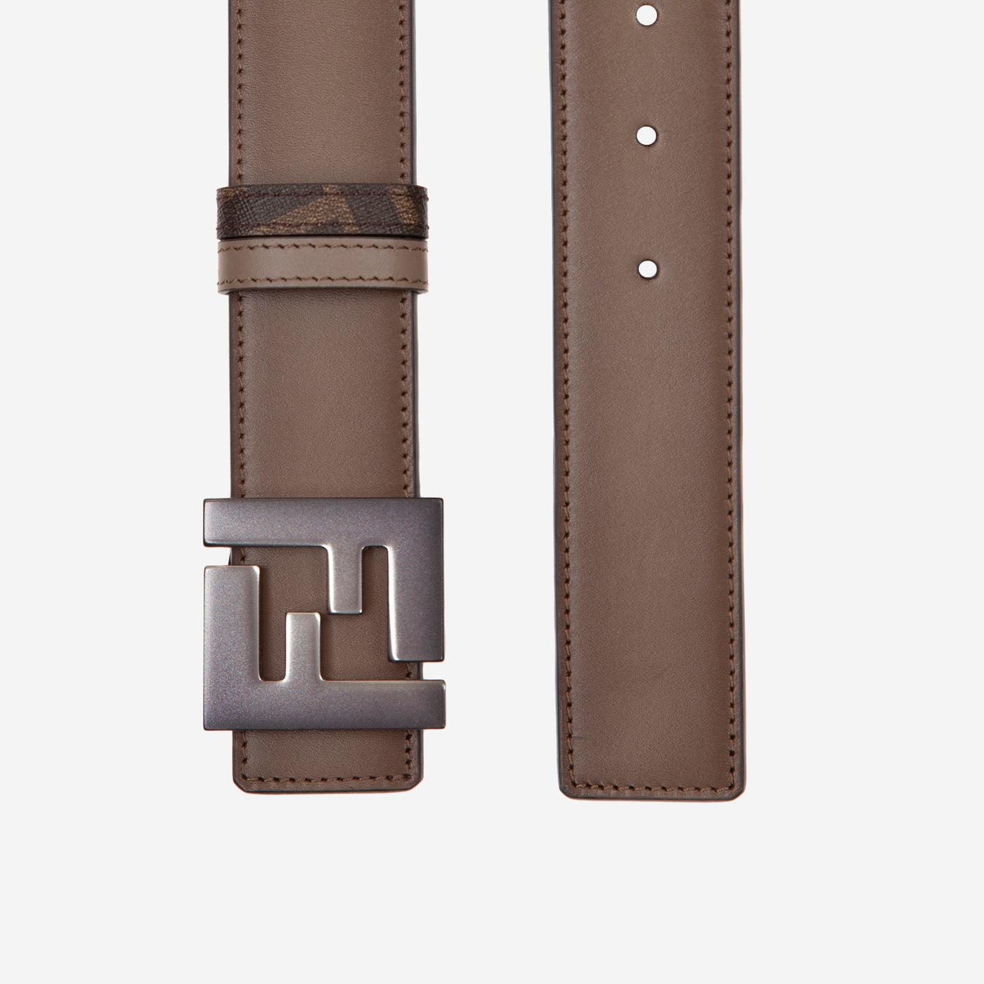 Fendi Reversible FF Buckle Leather Belt