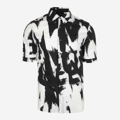 Alexander McQueen Graffiti Print Shirt