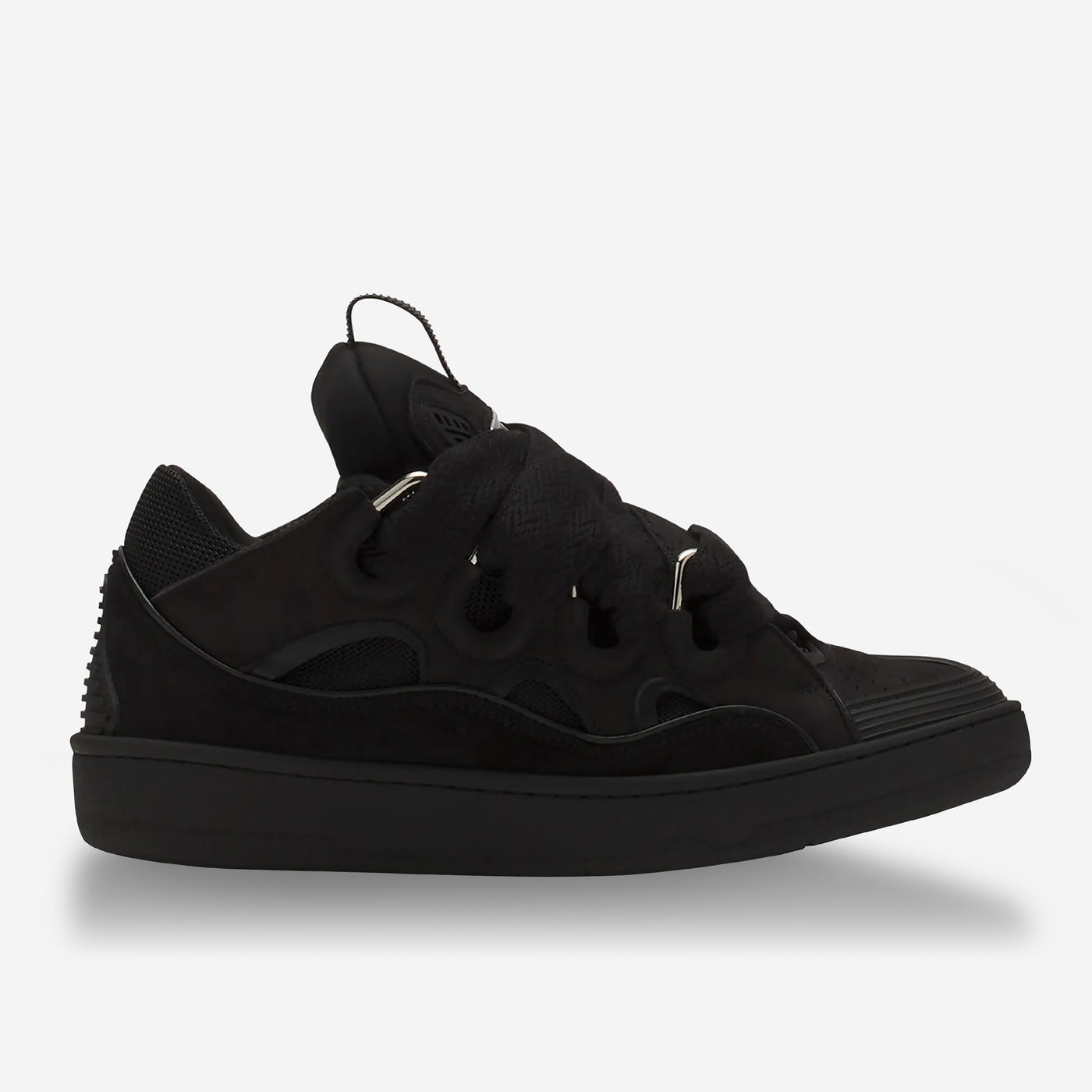 Lanvin Leather Curb Sneakers