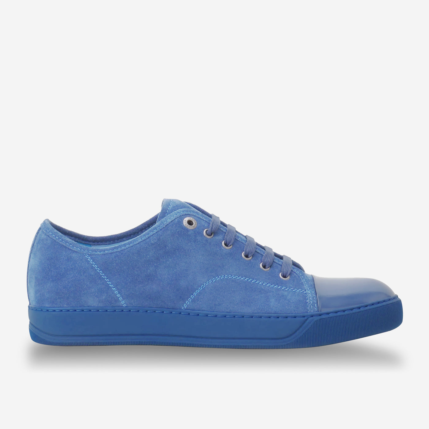 Lanvin DBB1 Suede And Patent Leather Sneakers