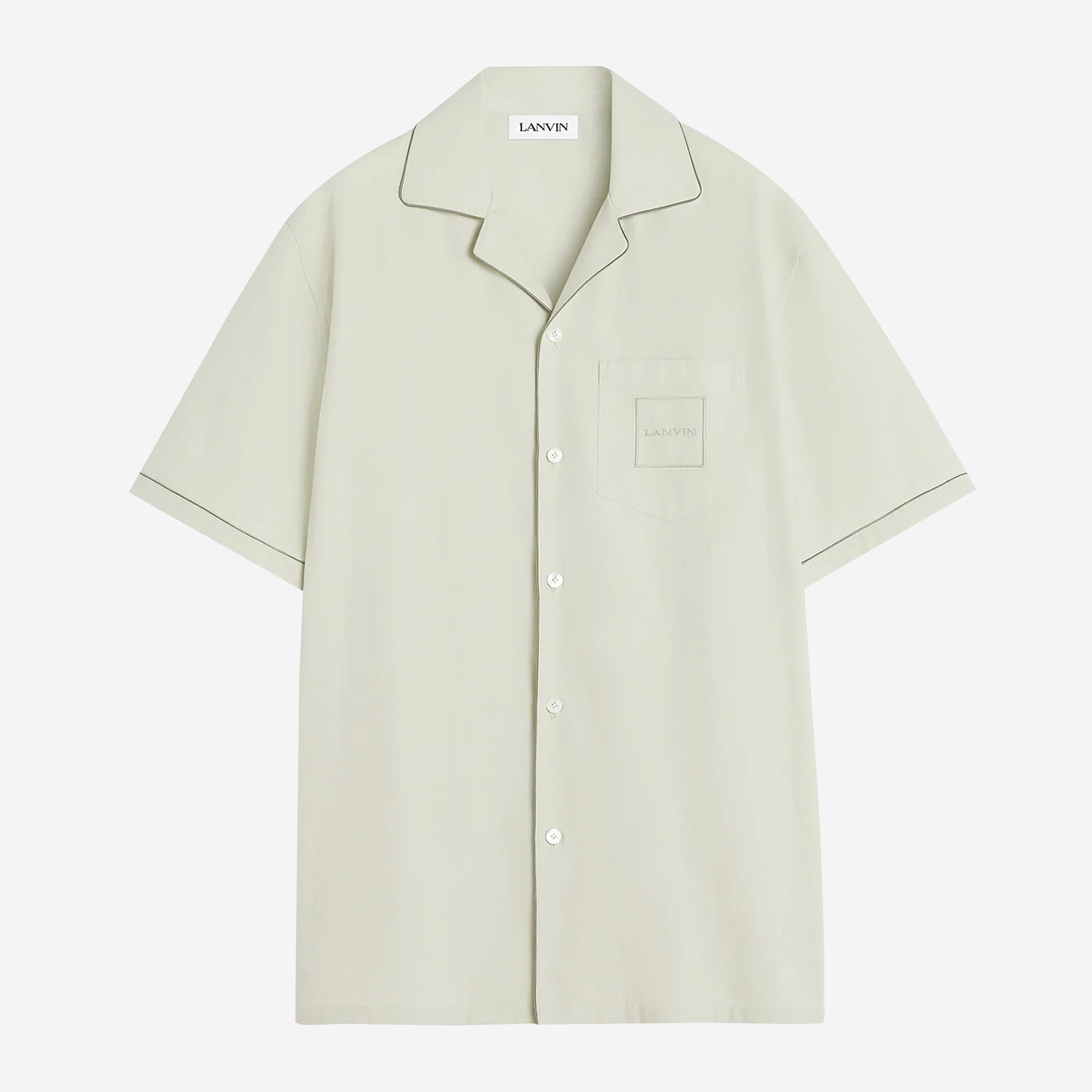 Lanvin Fluid Cotton Bowling Shirt