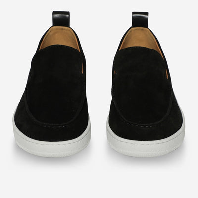 Lanvin Cruiser Suede Moccasins