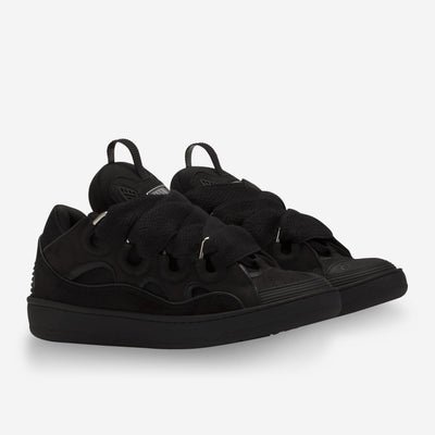 Lanvin Leather Curb Sneakers