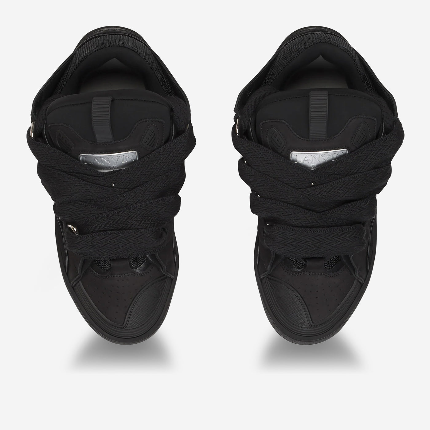 Lanvin Leather Curb Sneakers