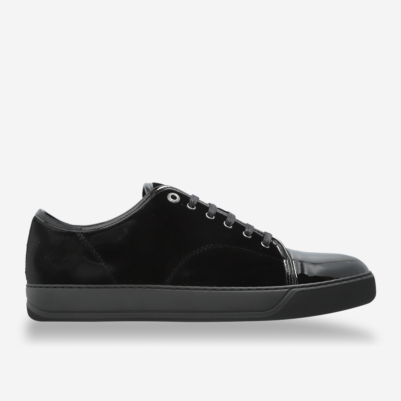 Lanvin DBB1 Leather And Suede Sneakers