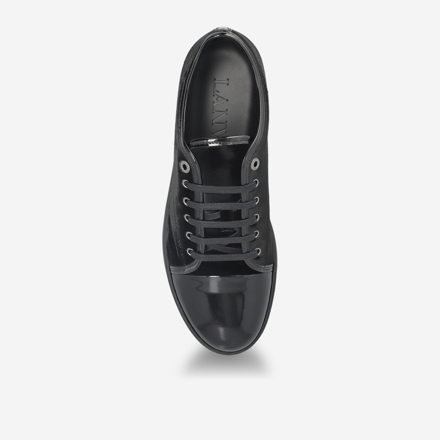 Lanvin DBB1 Leather And Suede Sneakers
