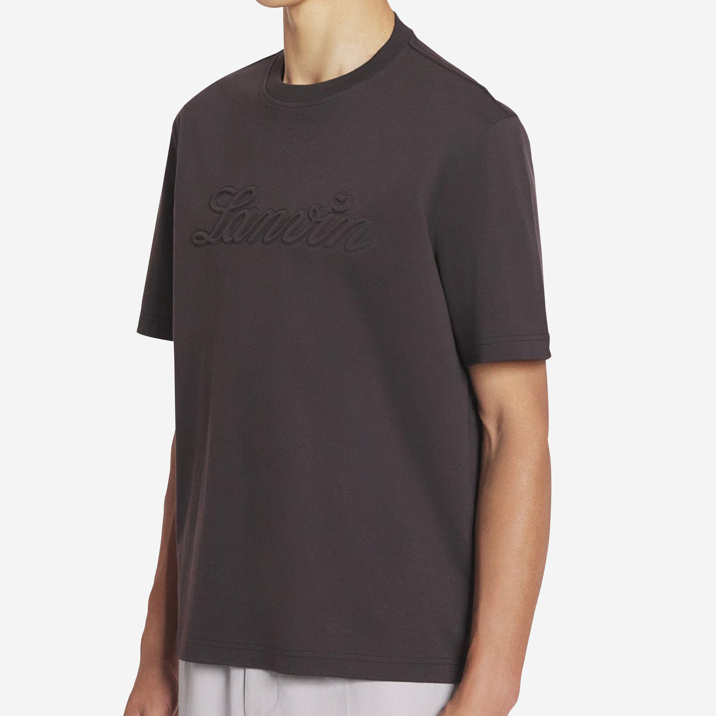 Lanvin Debossed Script Logo T-Shirt