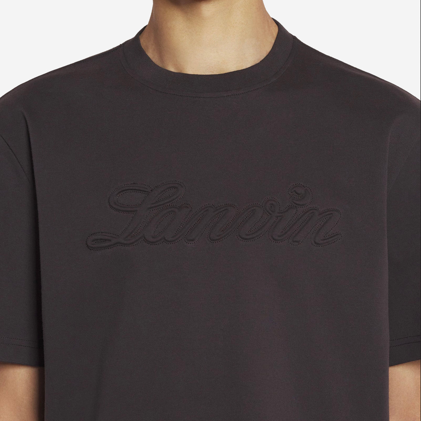 Lanvin Debossed Script Logo T-Shirt