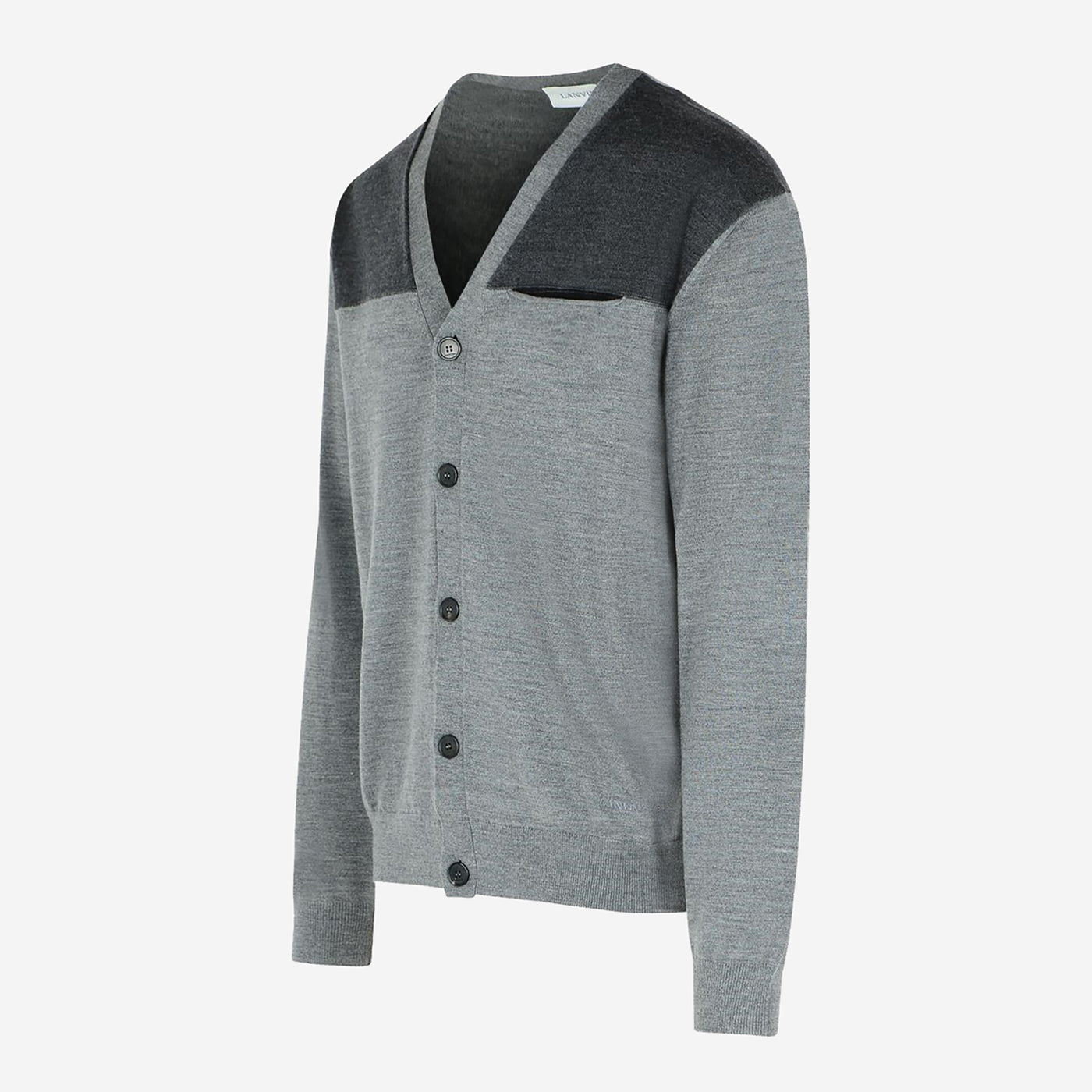 Lanvin Bi Colour Wool Cardigan