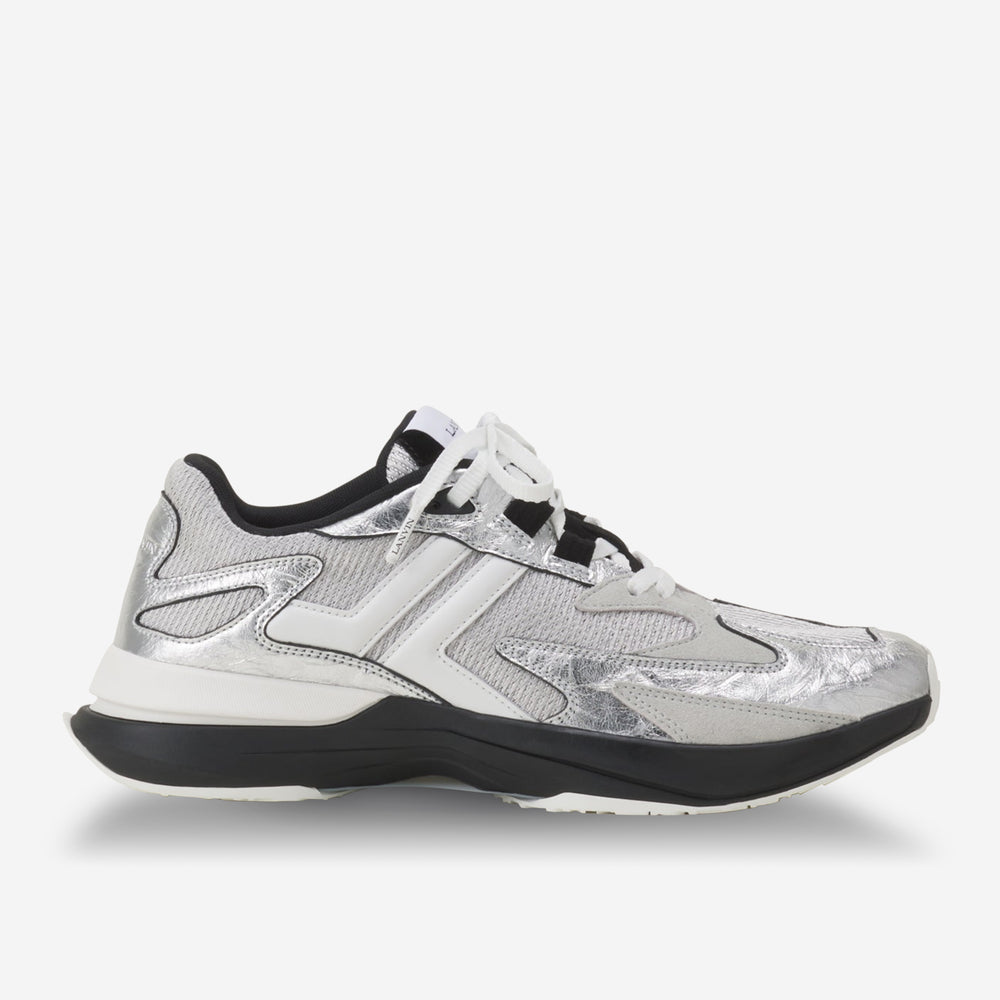 Lanvin Crinkled Metallic Leather JLA Sneakers – ZAP