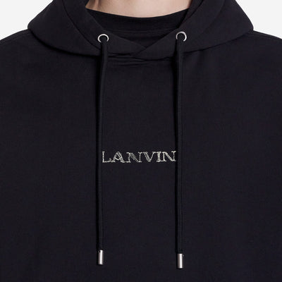 Lanvin Loose Fitting Logo Hoodie