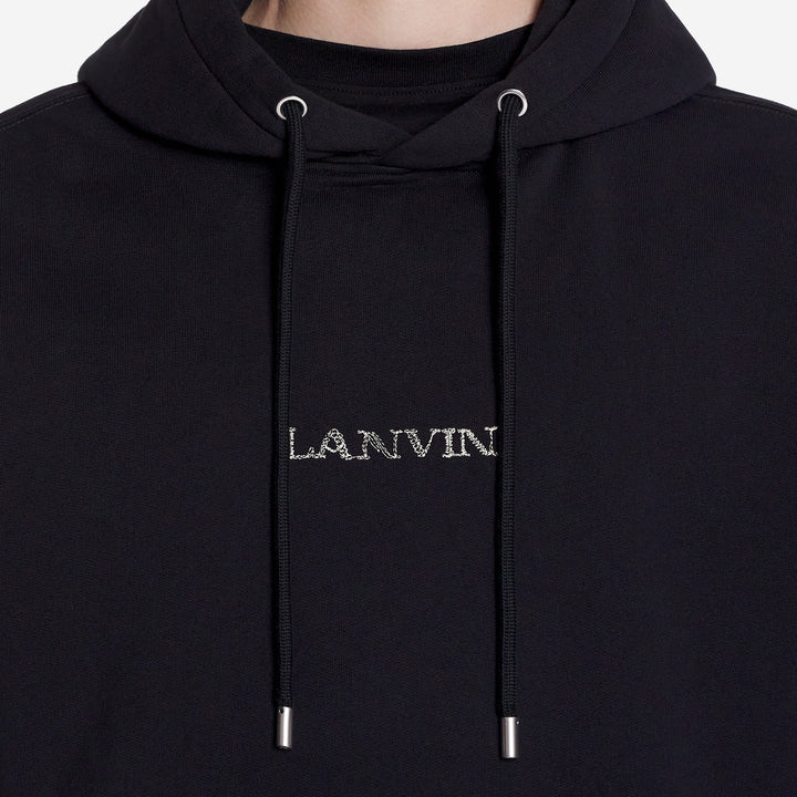 パーカー・フーディ Lanvin Comfort Fit Fleece Cotton Hoodie Lanvin x Future logo-print Cotton Hoodie | Purple | FARFETCH