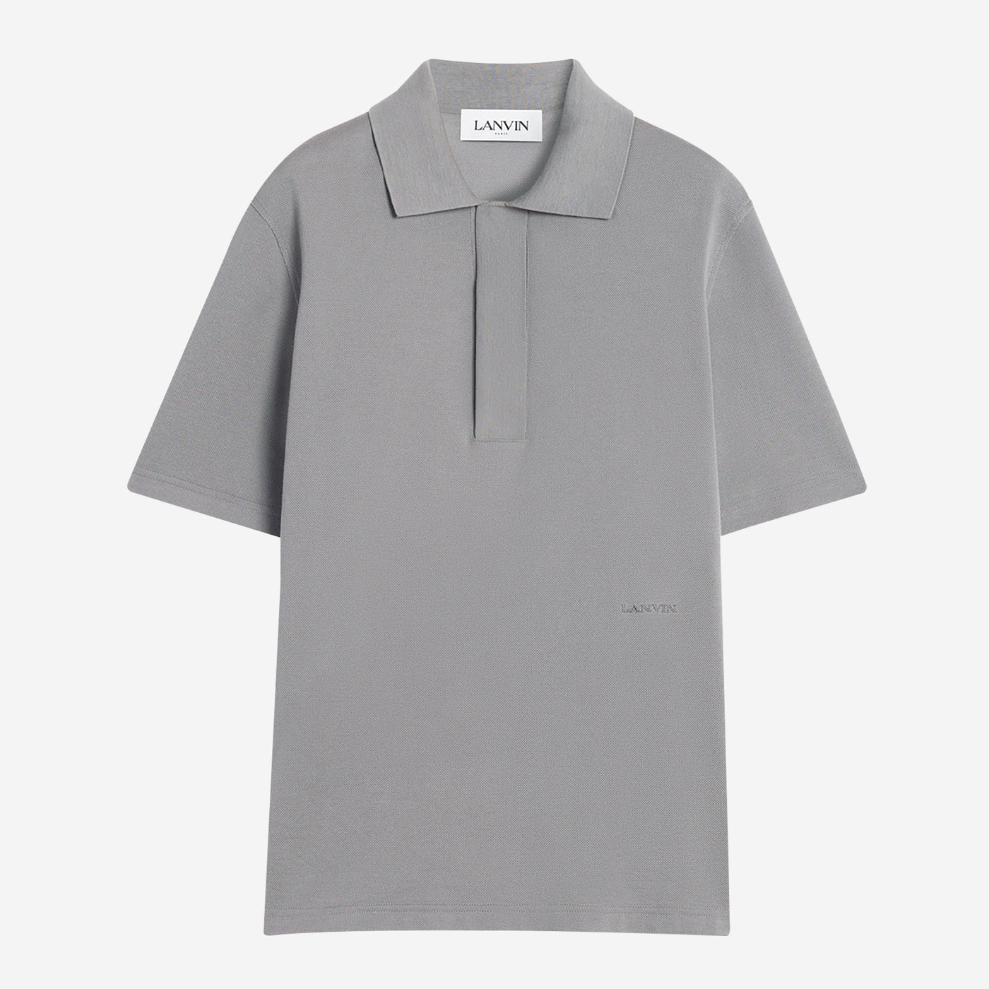 Lanvin Embroidered Logo Polo