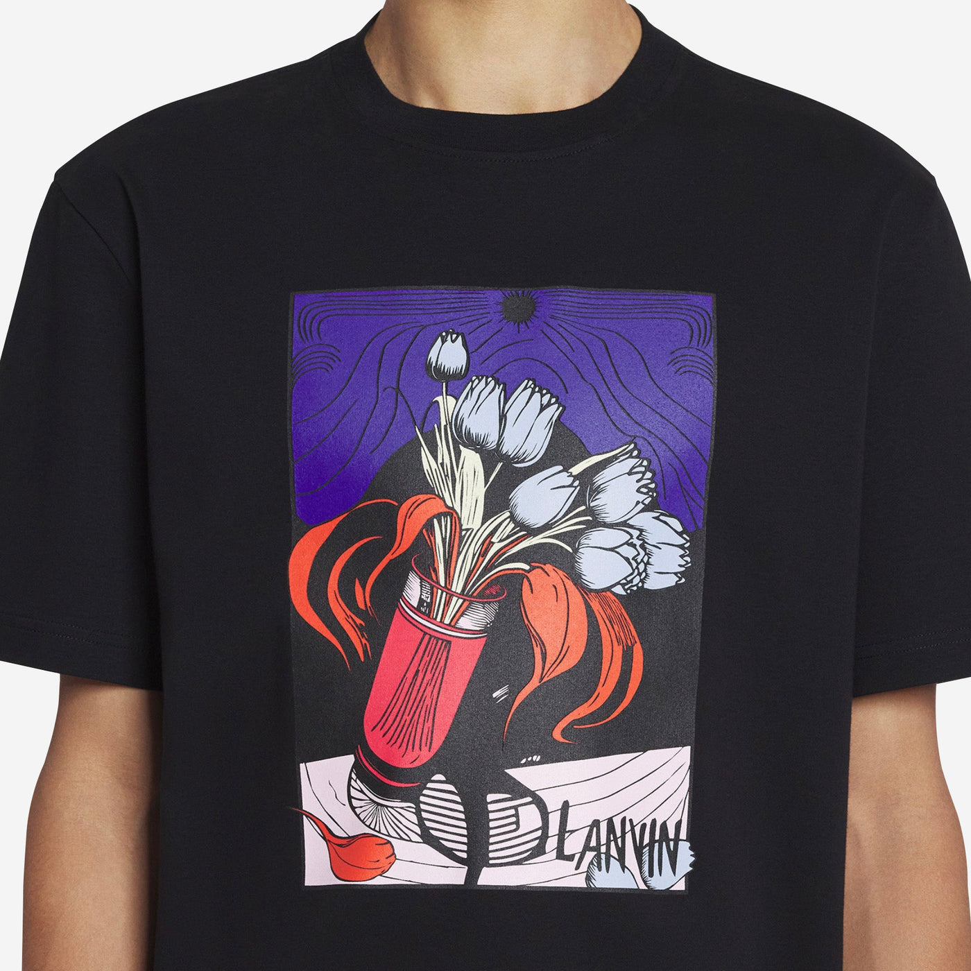 Lanvin Vase Print T-Shirt