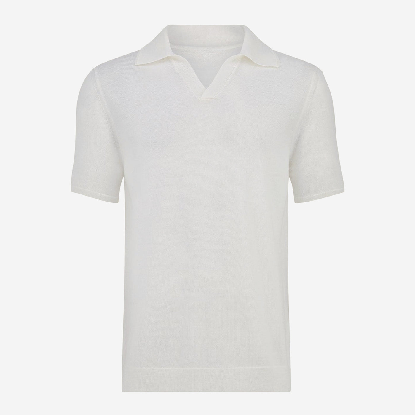 Lewis James Extra Fine Merino Wool WIth Embroidery Detail Polo