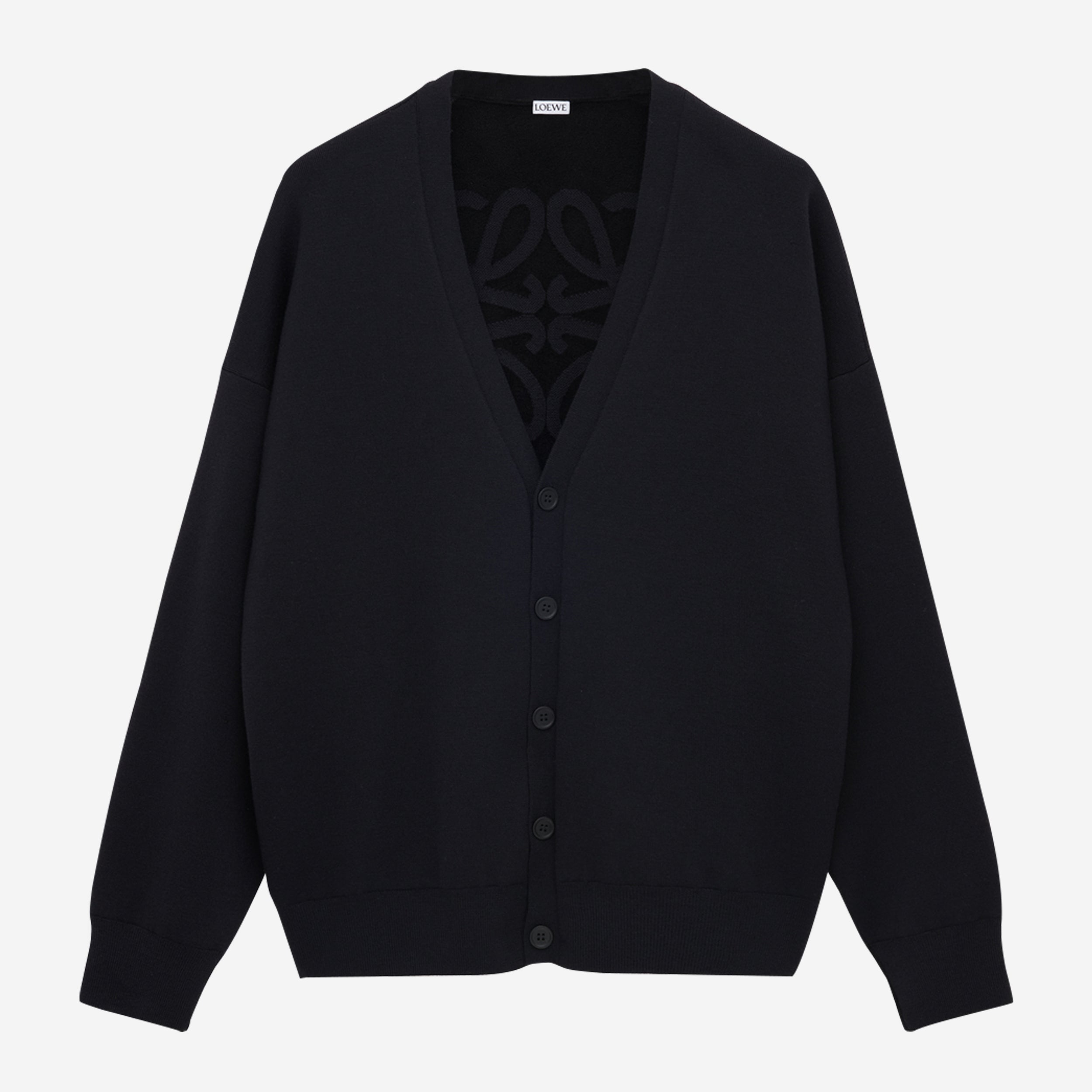 Loewe Anagram Wool Blend Cardigan