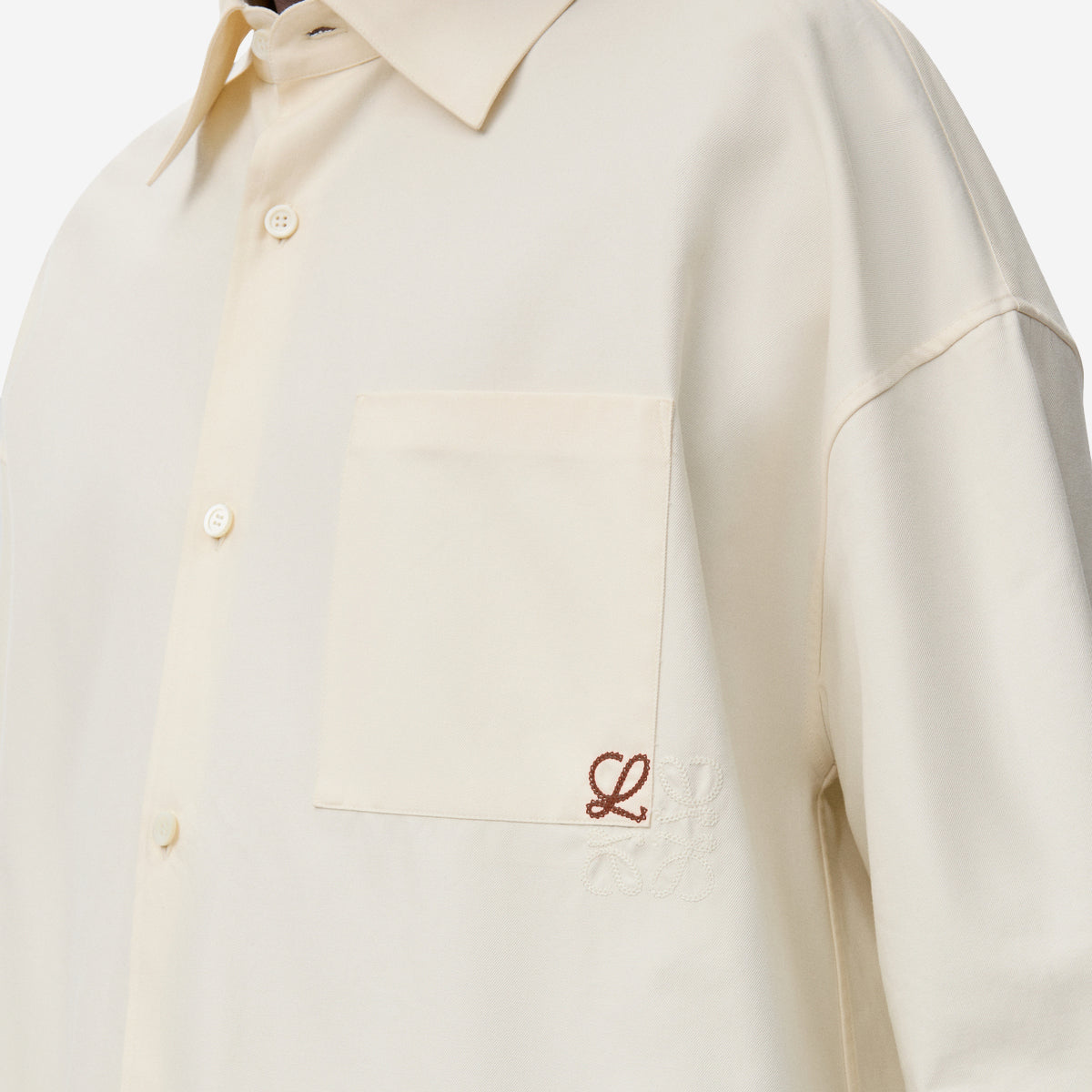 Loewe Embroidered Anagram Pocket Shirt