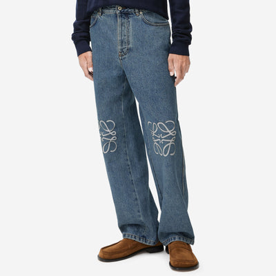 Loewe  Anagram Baggy Denim Jeans