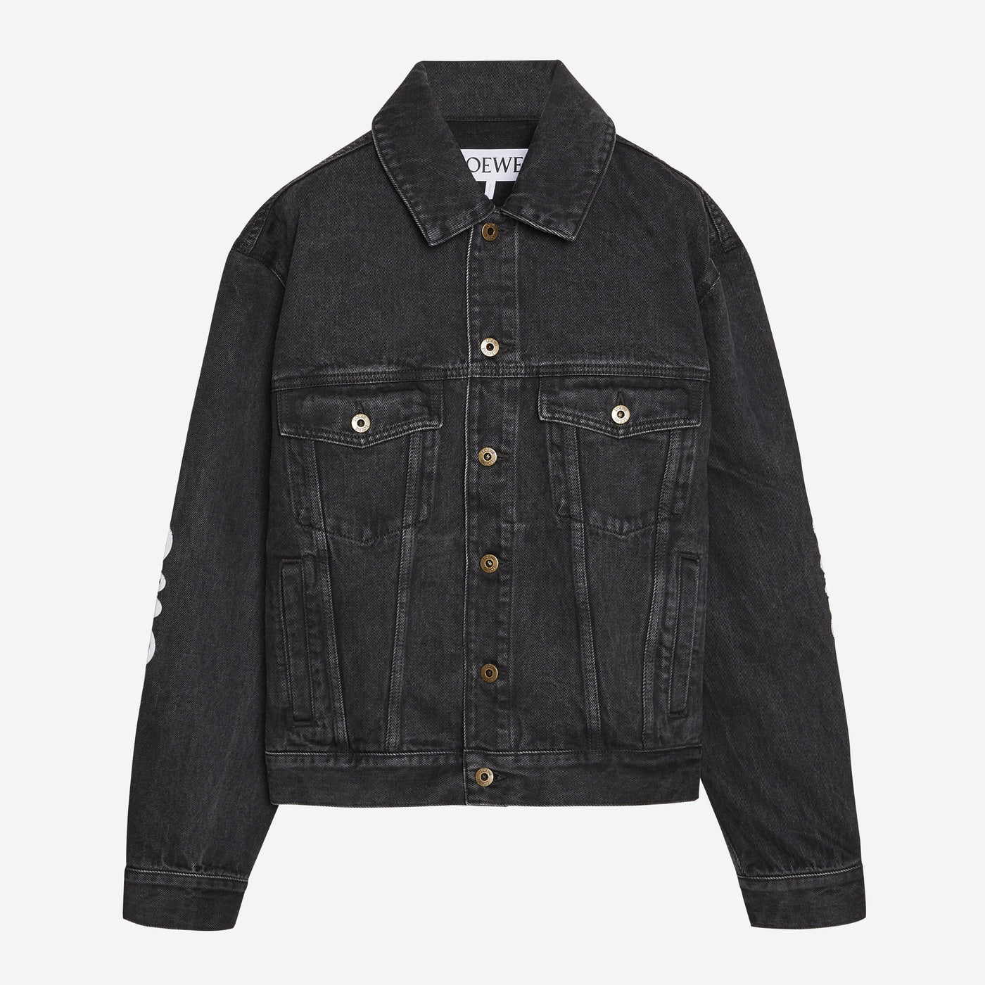 Loewe Anagram Sleeve Denim Jacket
