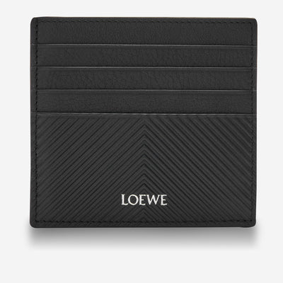 Loewe Textured Calfskin Open Cardholder