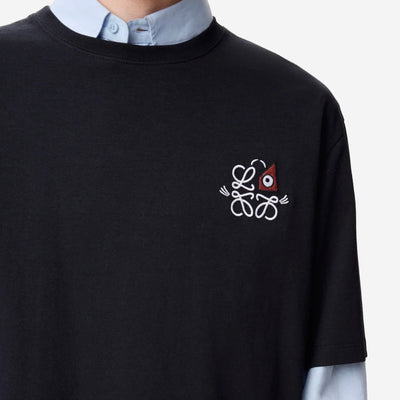 Loewe Cat Eye And Anagram Louis Wain T-Shirt