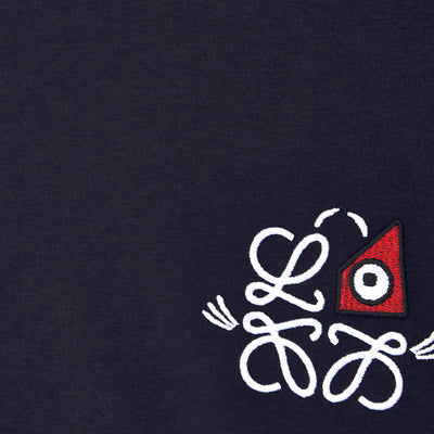 Loewe Cat Eye And Anagram Louis Wain T-Shirt