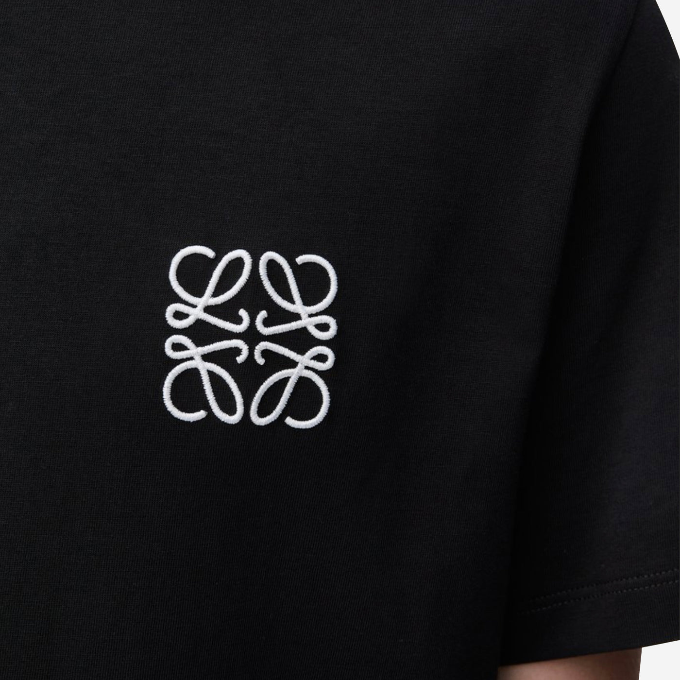 Loewe Regular Fit Anagram Chest Embroidery T-Shirt