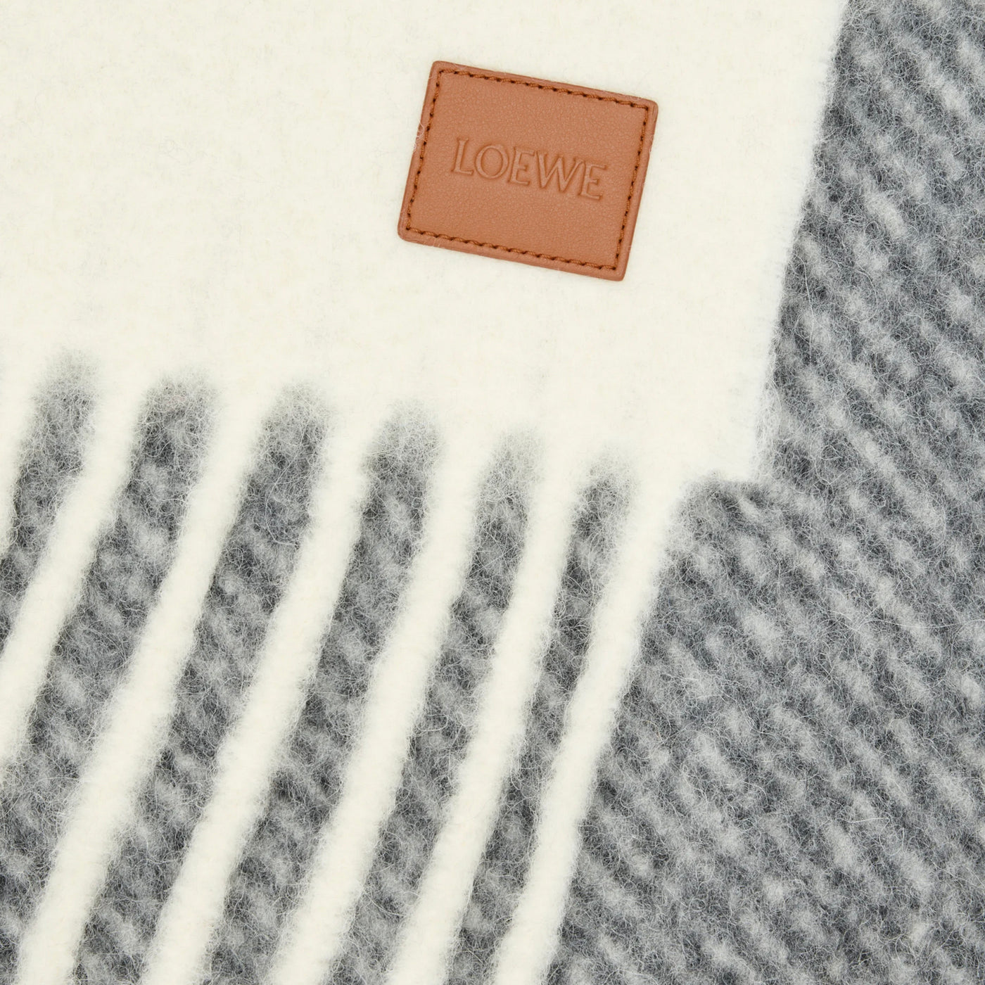 Loewe Alpaca And Wool Blend Scarf