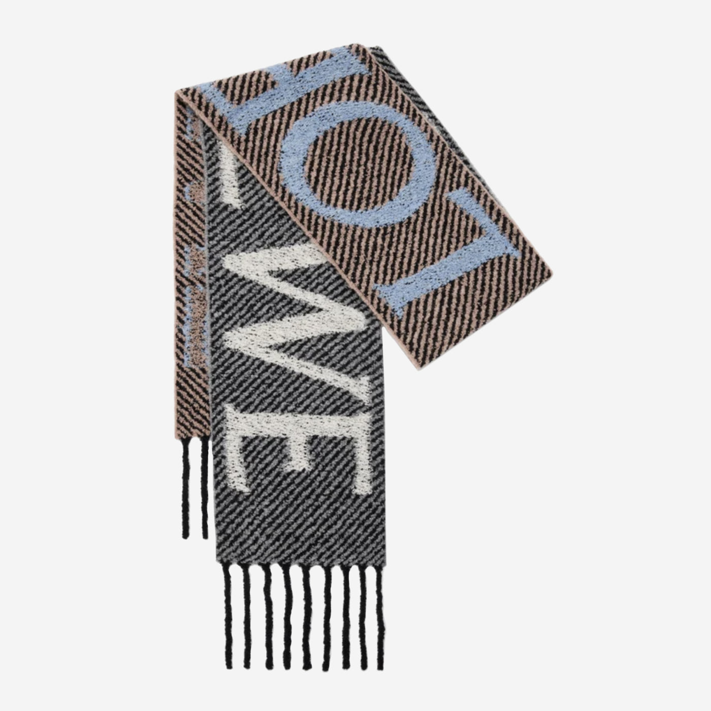 Loewe Alpaca And Wool Blend Scarf
