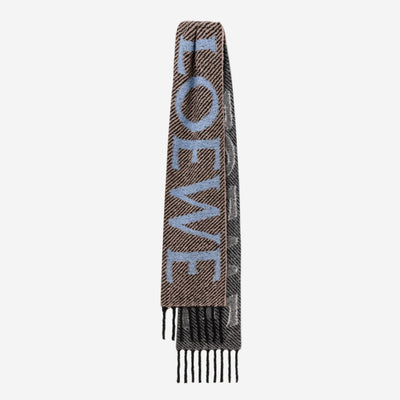 Loewe Alpaca And Wool Blend Scarf