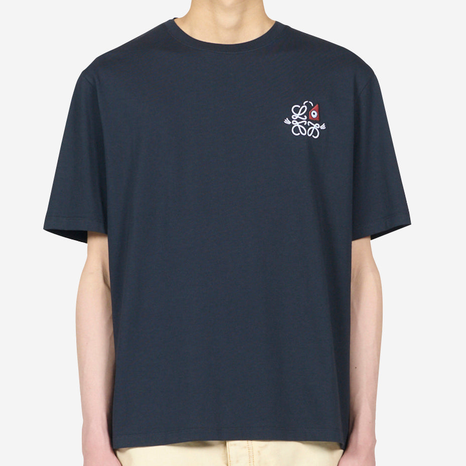 Loewe Anagram Chest Embroidery T-Shirt