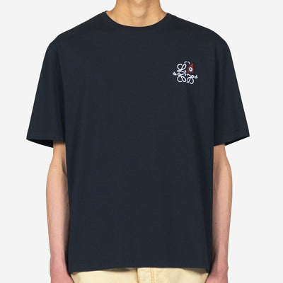 Loewe Anagram Chest Embroidery Louis Wain T-Shirt
